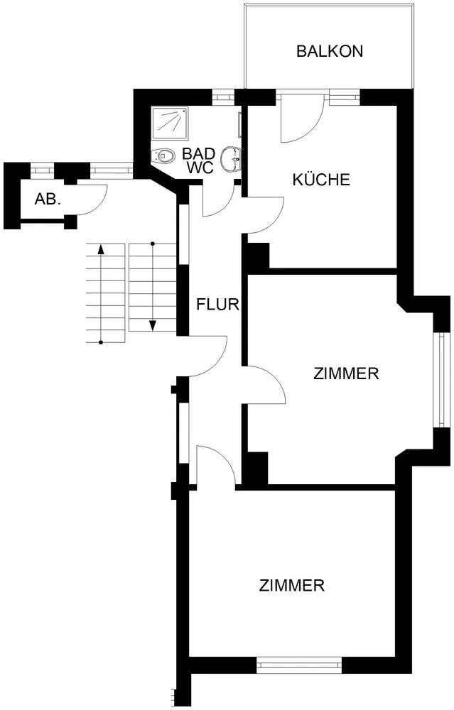 2 room apartment with 73 m² in Hagen – Photo 2