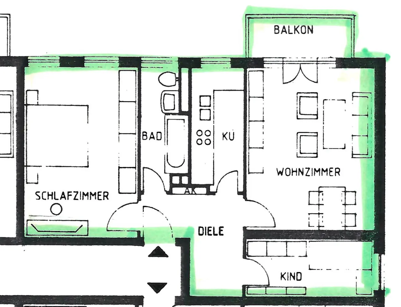 3 Zimmer Wohnung mit 61 m² in München – Bild 4
