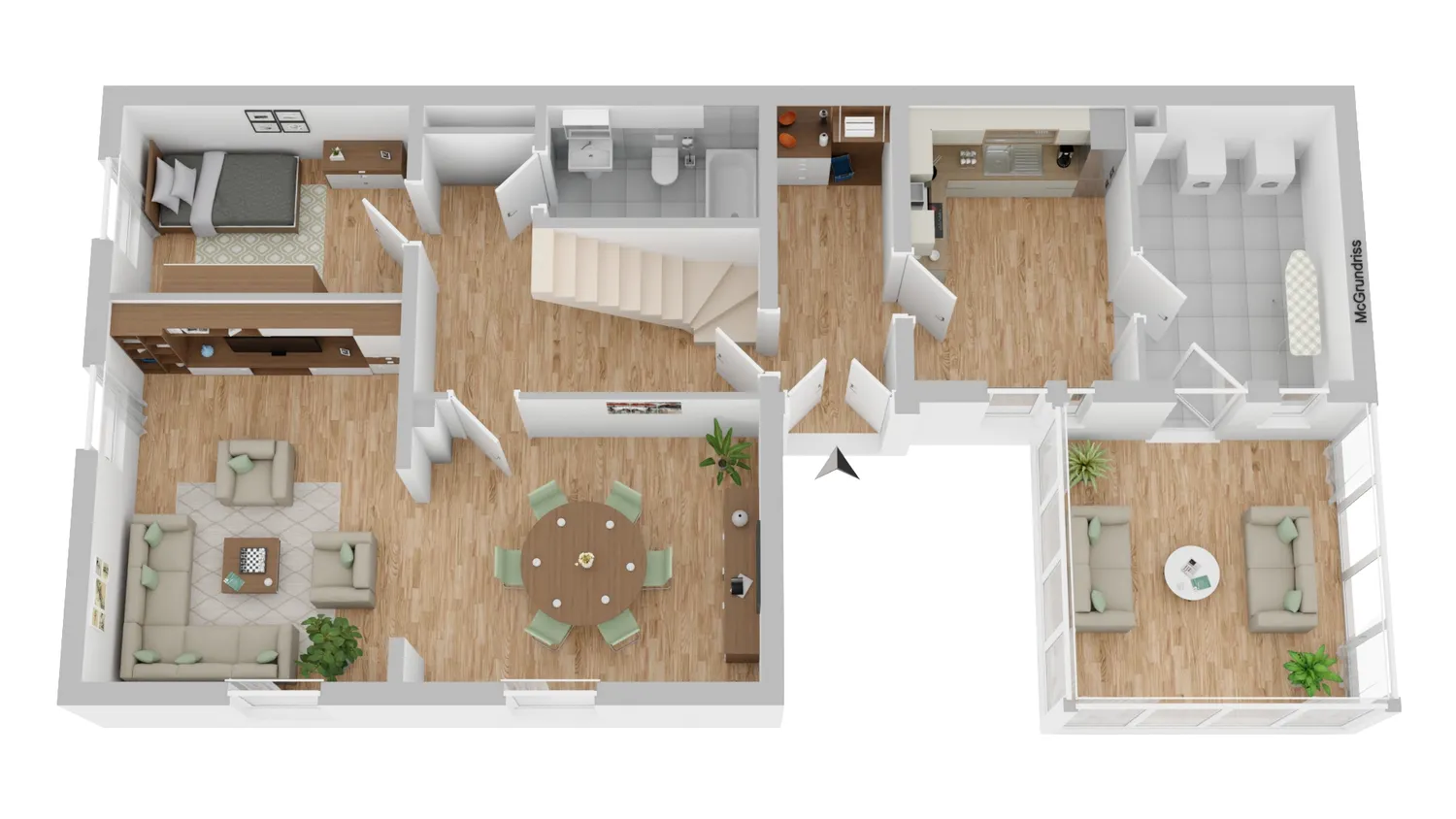4 Zimmer Haus mit 131 m² in Rostock – Bild 2