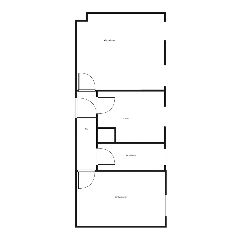 2 room apartment with 47 m² in Brunswick – Photo 6