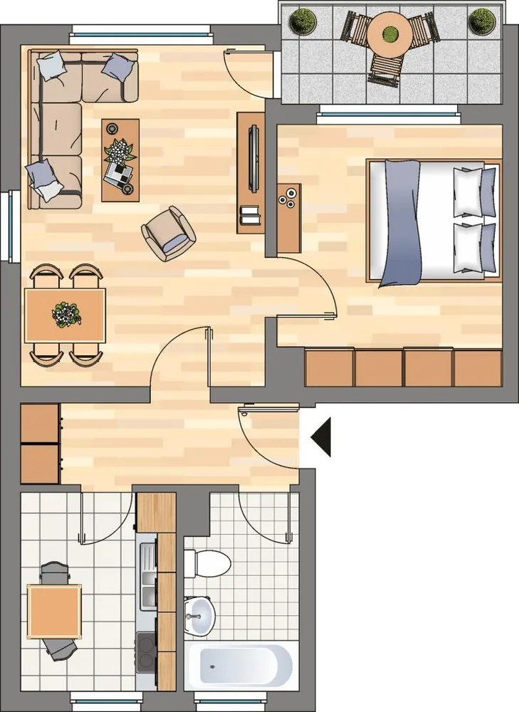 2 Zimmer Wohnung mit 53 m² in Bochum – Bild 5