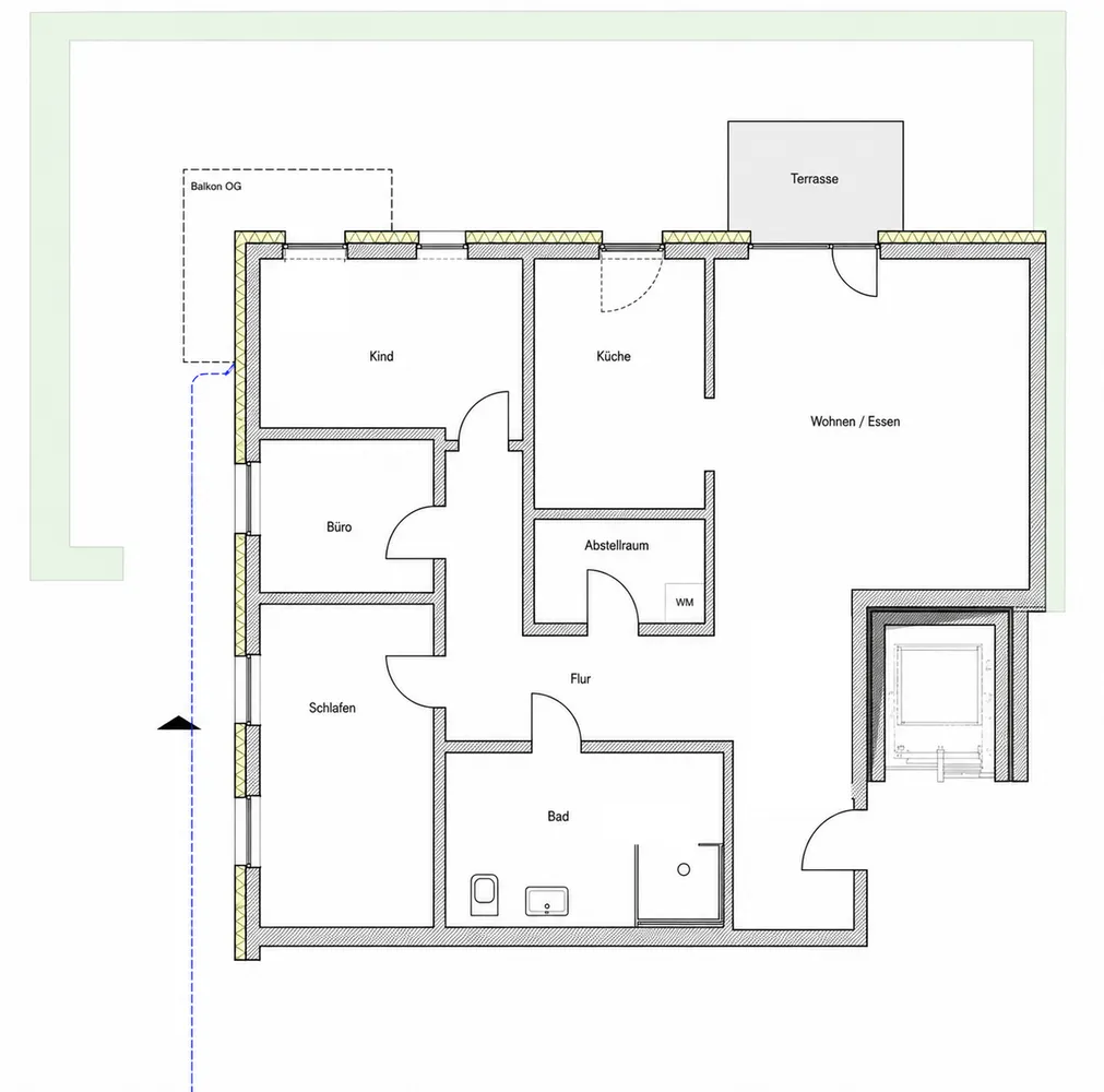 4 Zimmer Wohnung mit 94 m² in Paderborn – Bild 4