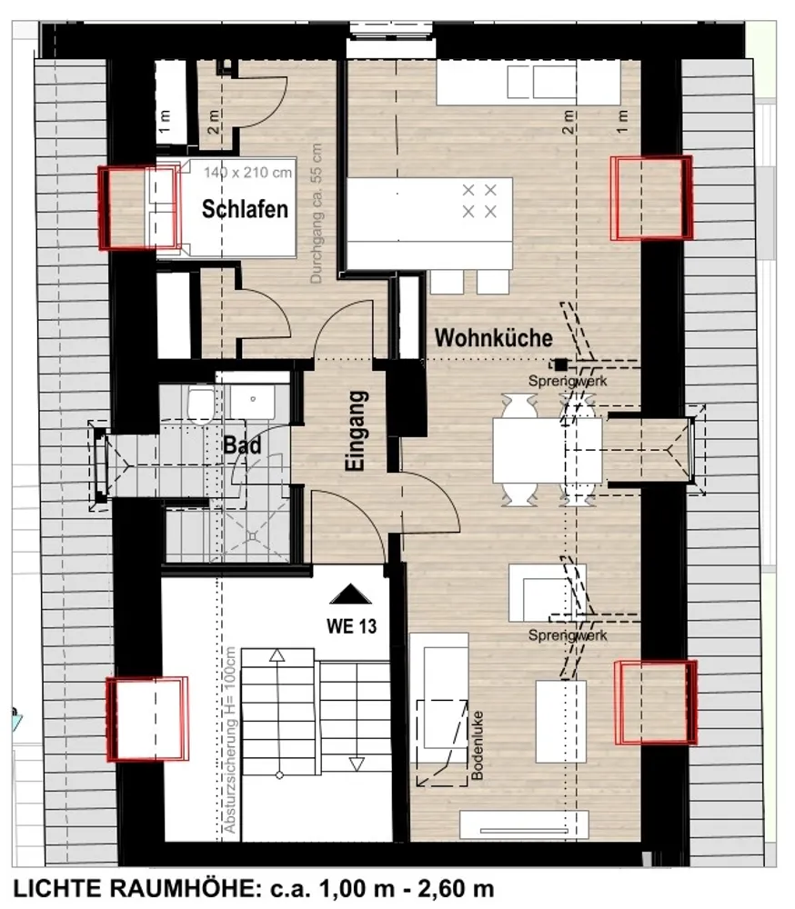 3 Zimmer Wohnung mit 51 m² in Krefeld – Bild 4