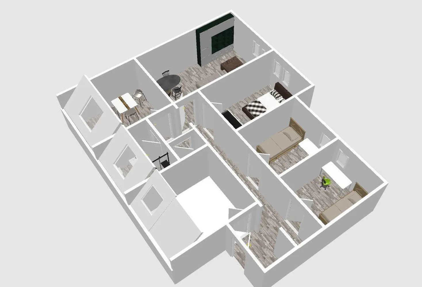 4 Zimmer Wohnung mit 80 m² in Oberhausen – Bild 2