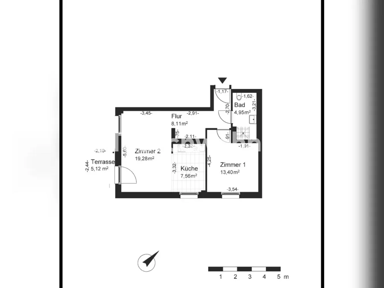 2 room apartment with 56 m² in Berlin – Photo 1