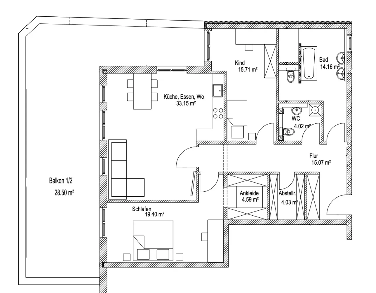 3 Zimmer Wohnung mit 139 m² in Landshut – Bild 8