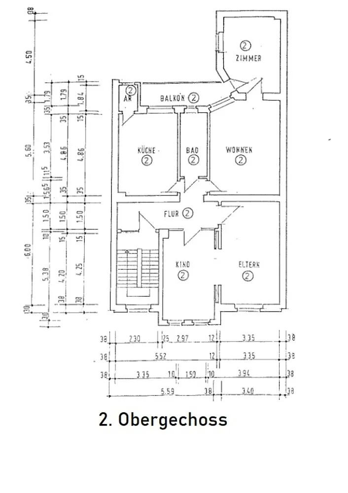 5 Zimmer Wohnung mit 110 m² in Essen – Bild 2