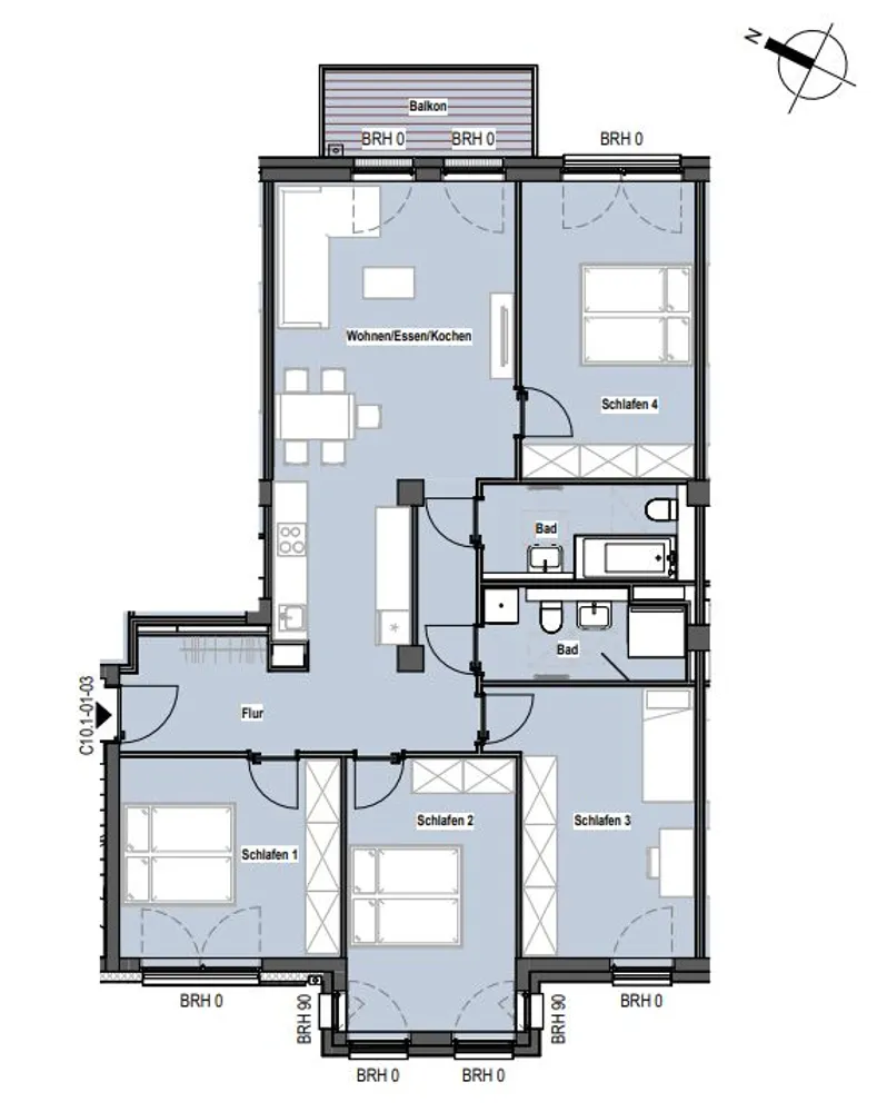 7 Zimmer Wohnung mit 119 m² in Dresden – Bild 3