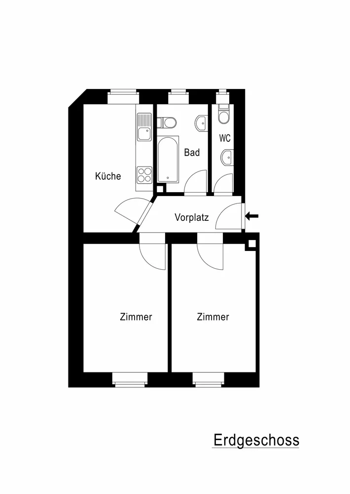 2 Zimmer Wohnung mit 60 m² in Nürnberg – Bild 12