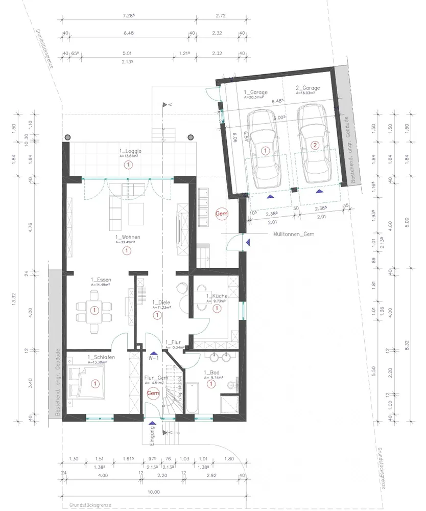 2 Zimmer Wohnung mit 106 m² in Bielefeld – Bild 12