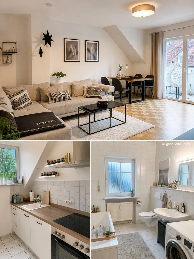 2 Zimmer Wohnung mit 55 m² in Straubing – Bild 1