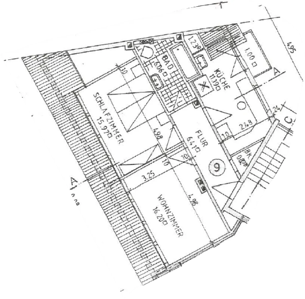 2 room apartment with 57 m² in Wiesbaden – Photo 10