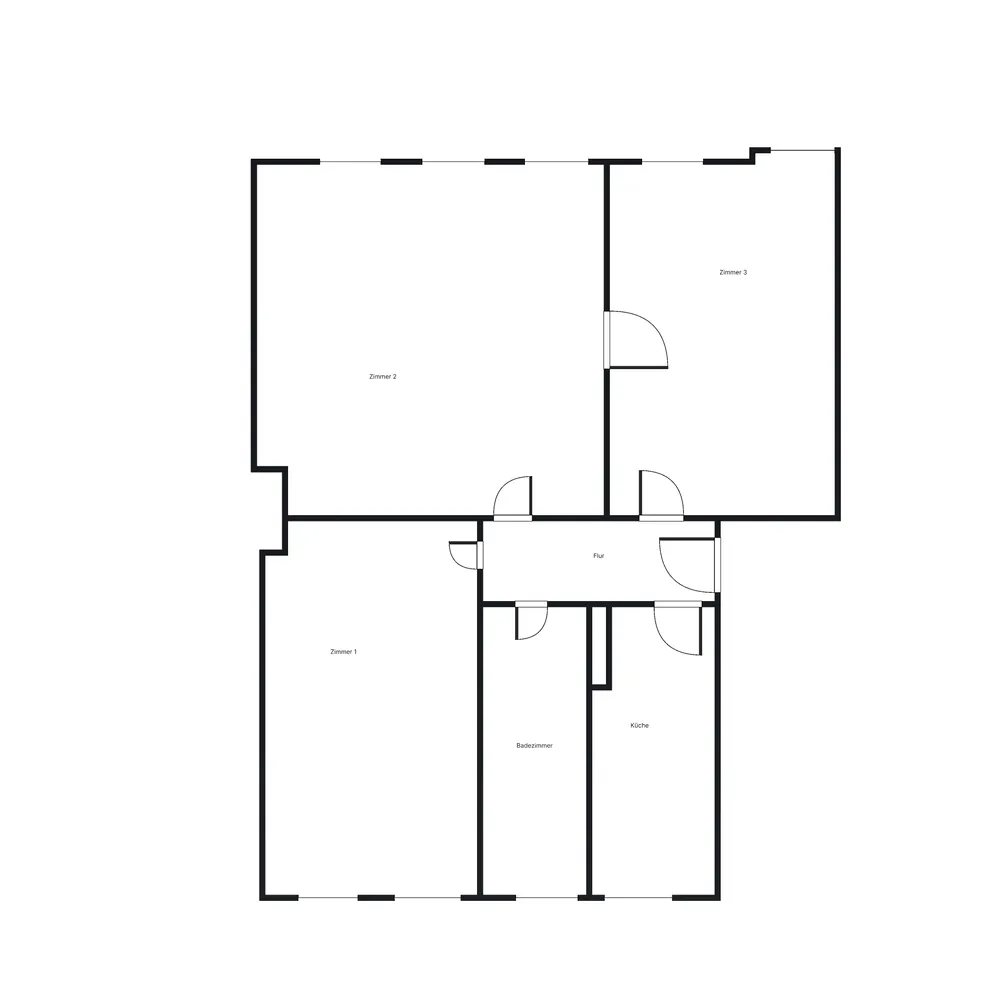3 Zimmer Wohnung mit 77 m² in Eberswalde – Bild 3