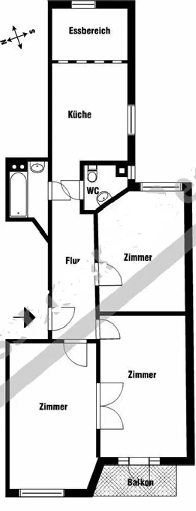 4 Zimmer Wohnung mit 82 m² in Hamburg – Bild 10