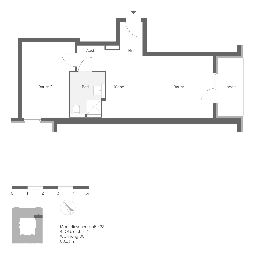 2 Zimmer Wohnung mit 60 m² in Berlin – Bild 8