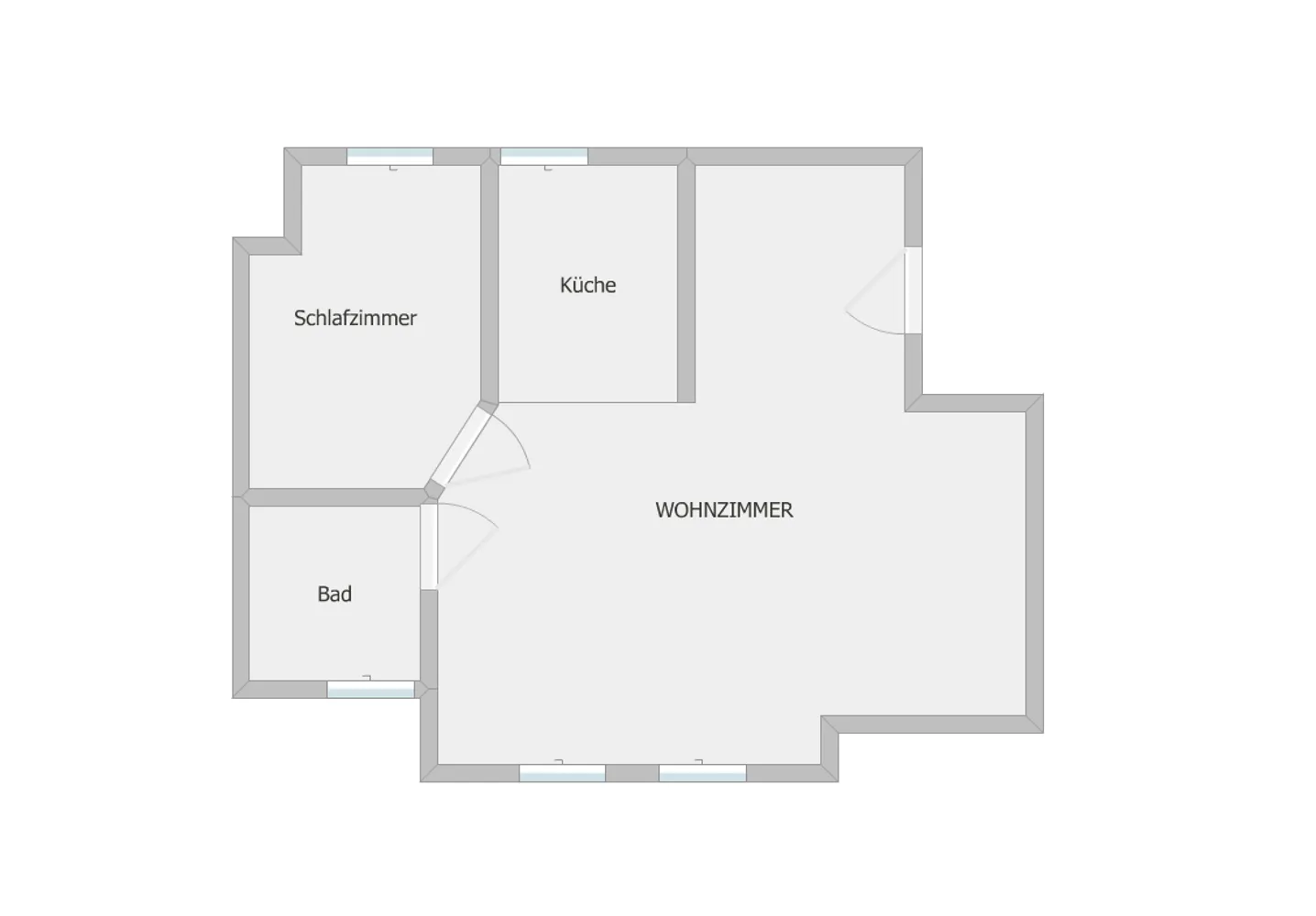 2 Zimmer Wohnung mit 55 m² in Wuppertal – Bild 1