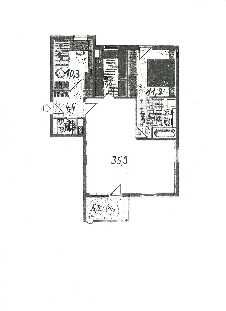 3 Zimmer Wohnung mit 82 m² in München – Bild 2