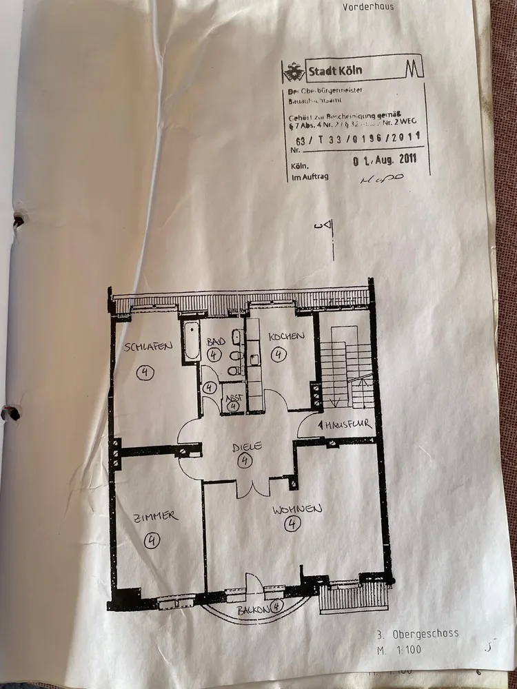 4 room apartment with 95 m² in Cologne – Photo 4