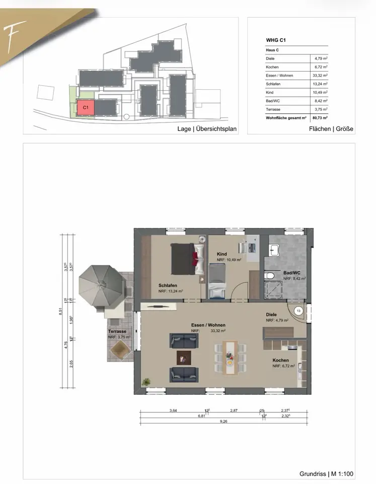 3 Zimmer Wohnung mit 80 m² in Herrenberg – Bild 8