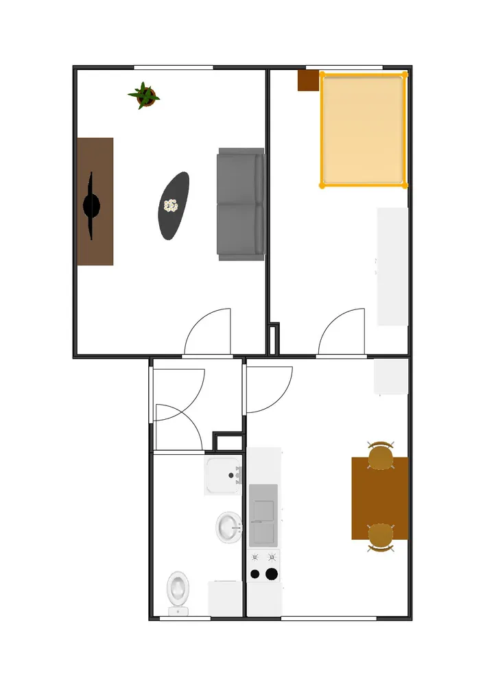 2 Zimmer Wohnung mit 44 m² in Halberstadt – Bild 4