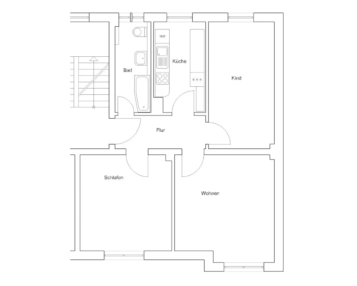 3 Zimmer Wohnung mit 69 m² in Braunschweig – Bild 4