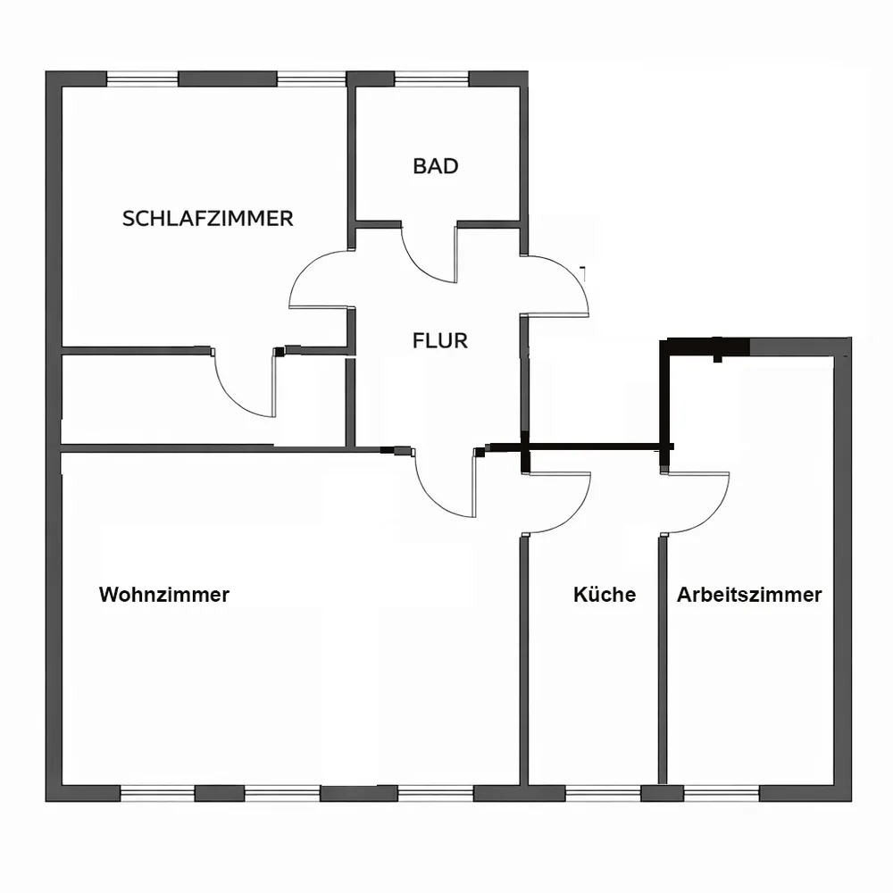 3 Zimmer Wohnung mit 75 m² in Dortmund – Bild 9