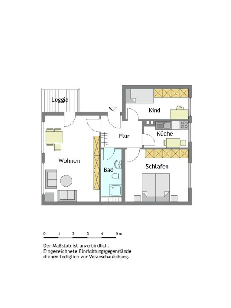 3 Zimmer Wohnung mit 61 m² in Mülheim an der Ruhr – Bild 2