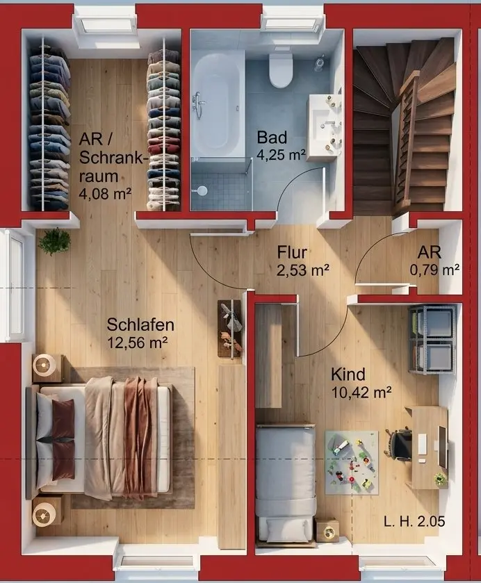 3 Zimmer Wohnung mit 88 m² in Nürnberg – Bild 8