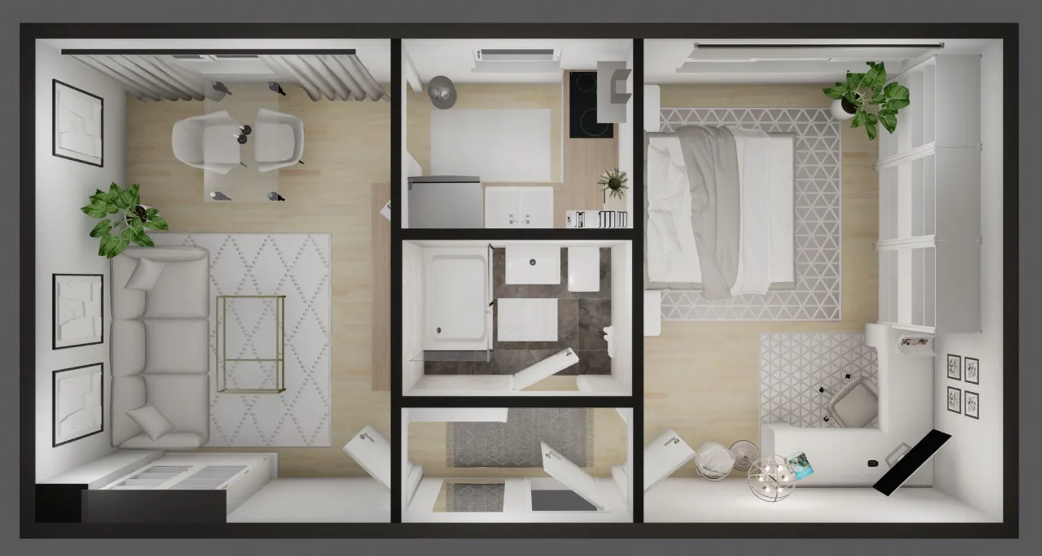 2 Zimmer Wohnung mit 40 m² in Dessau-Roßlau – Bild 3