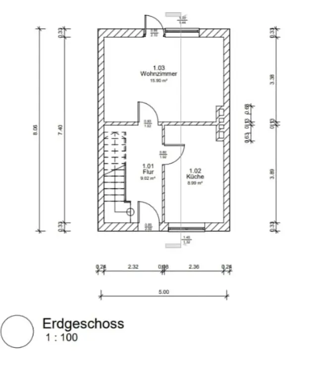 3 Zimmer Haus mit 92 m² in Nordhorn – Bild 3