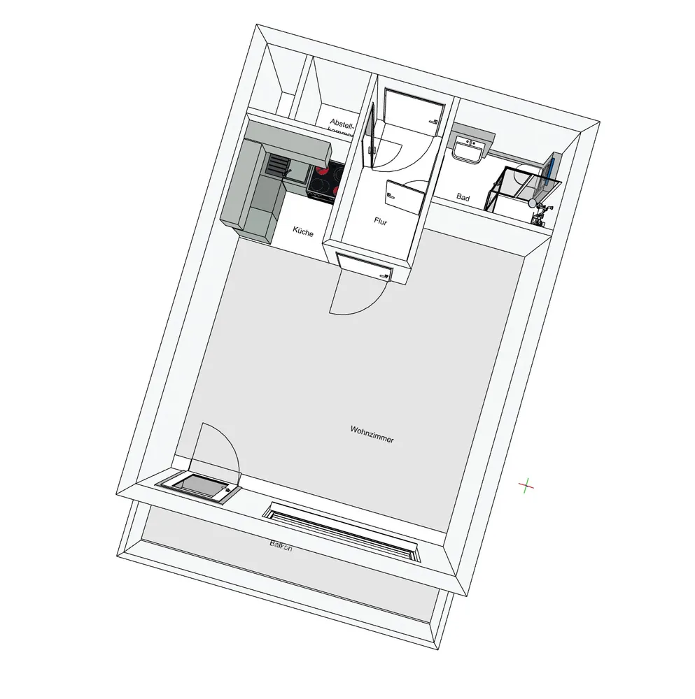 1 Zimmer Wohnung mit 40 m² in Hamburg – Bild 4