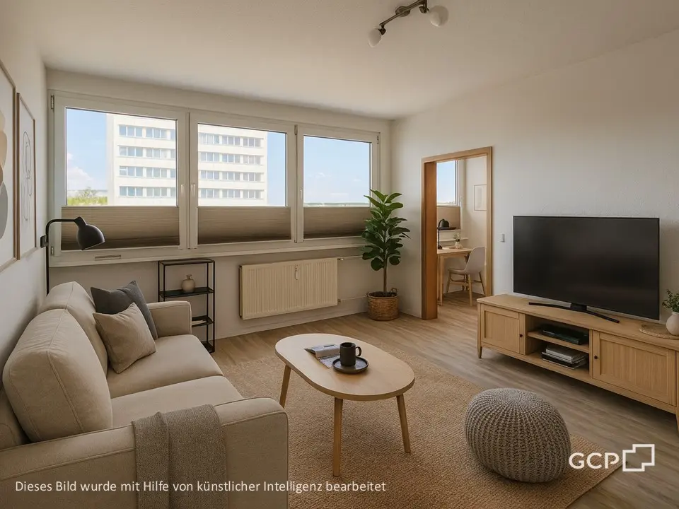 2 Zimmer Wohnung mit 42 m² in Neubrandenburg – Bild 1