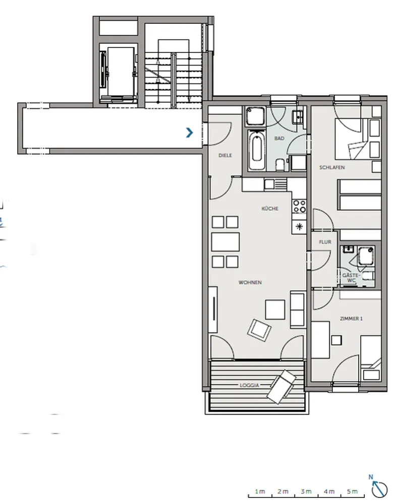 3 Zimmer Wohnung mit 84 m² in Wolfsburg – Bild 5