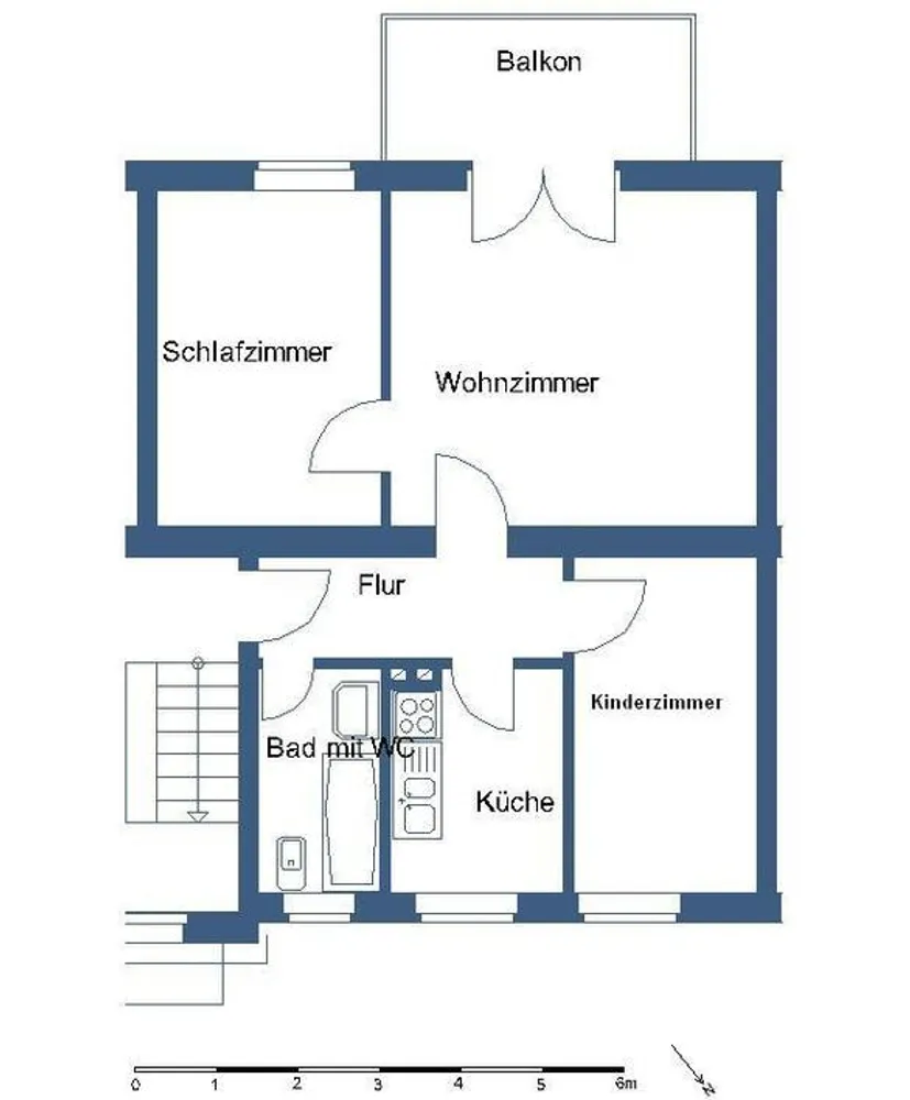 3 Zimmer Wohnung mit 56 m² in Wolfsburg – Bild 7