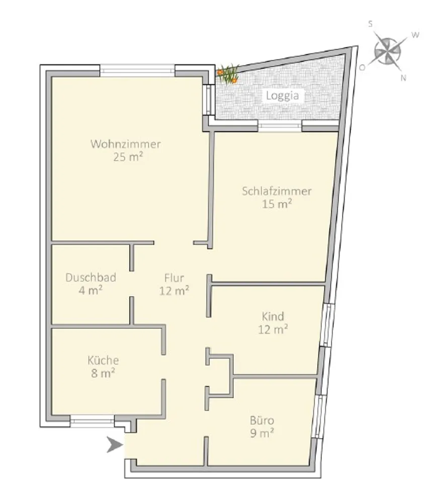 4 room apartment with 85 m² in Bielefeld – Photo 4