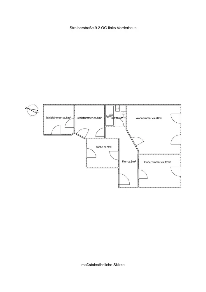 4 Zimmer Wohnung mit 74 m² in Halle (Saale) – Bild 11