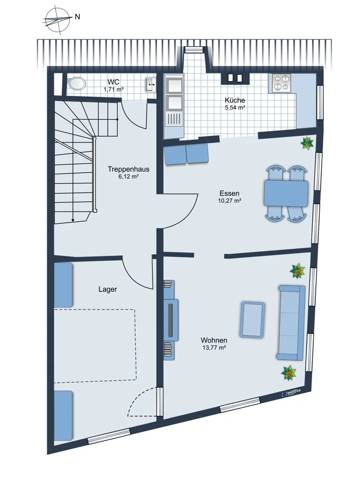 5 Zimmer Wohnung mit 85 m² in Coburg – Bild 3