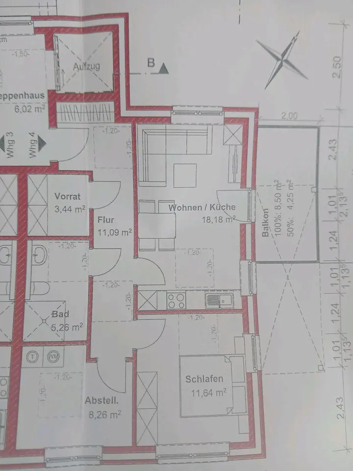 3 Zimmer Wohnung mit 63 m² in Meppen – Bild 5