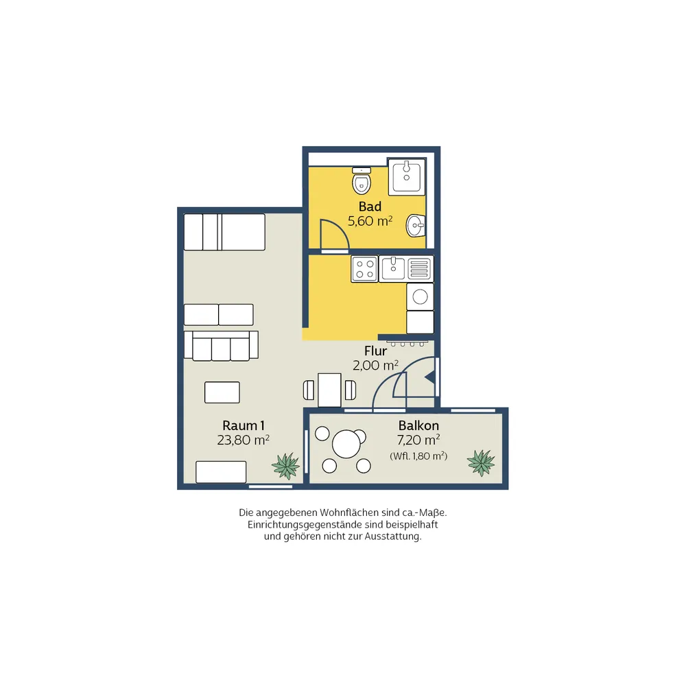 1 Zimmer Wohnung mit 33 m² in Leipzig – Bild 7