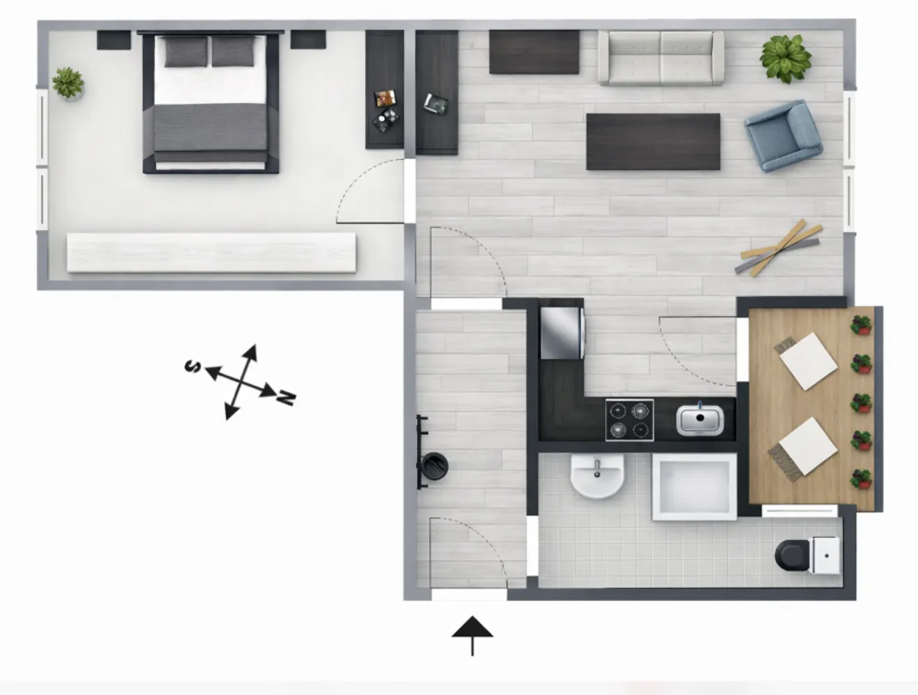 2 Zimmer Wohnung mit 50 m² in Essen – Bild 3