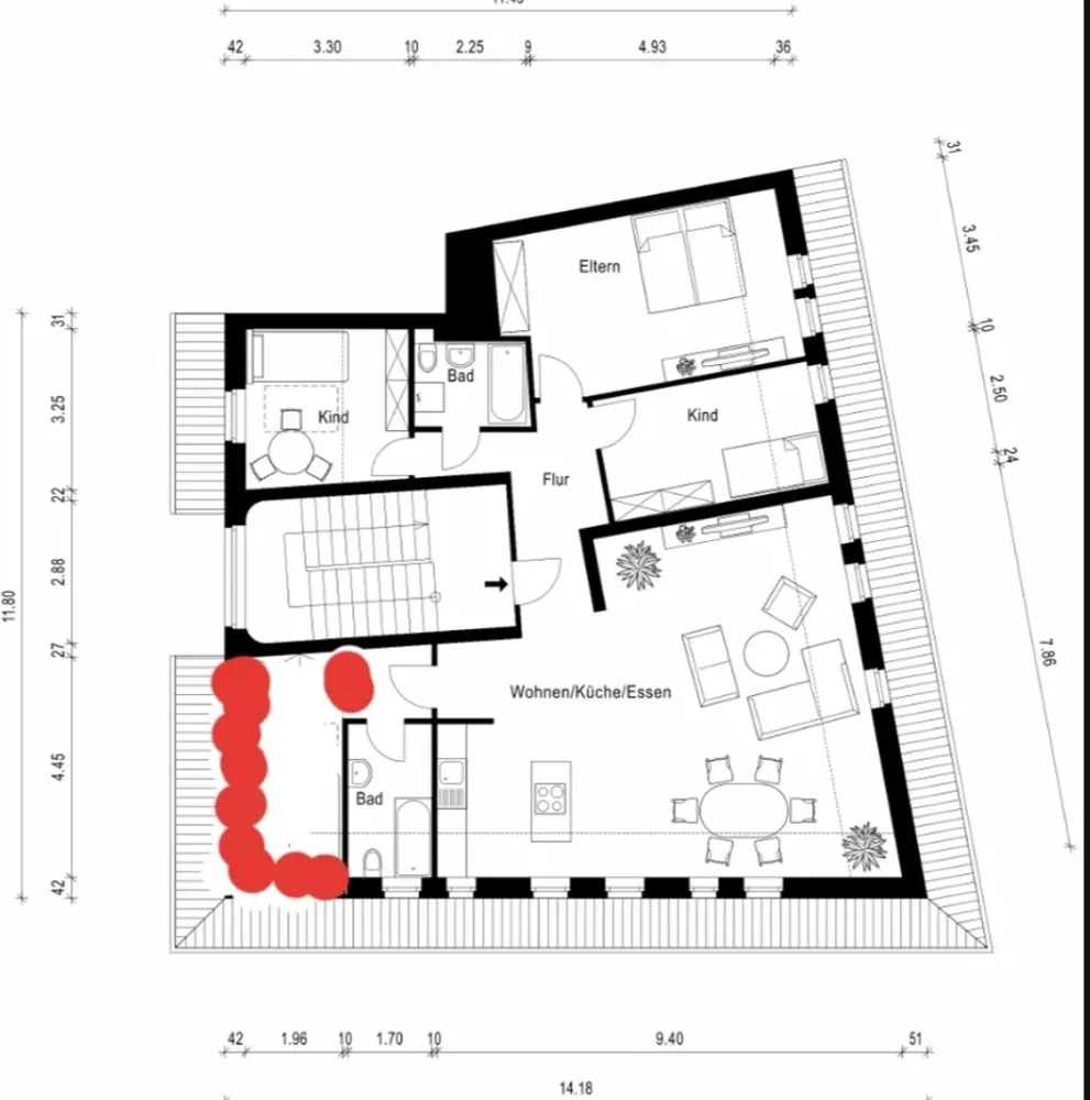 4 room apartment with 120 m² in Chemnitz – Photo 5
