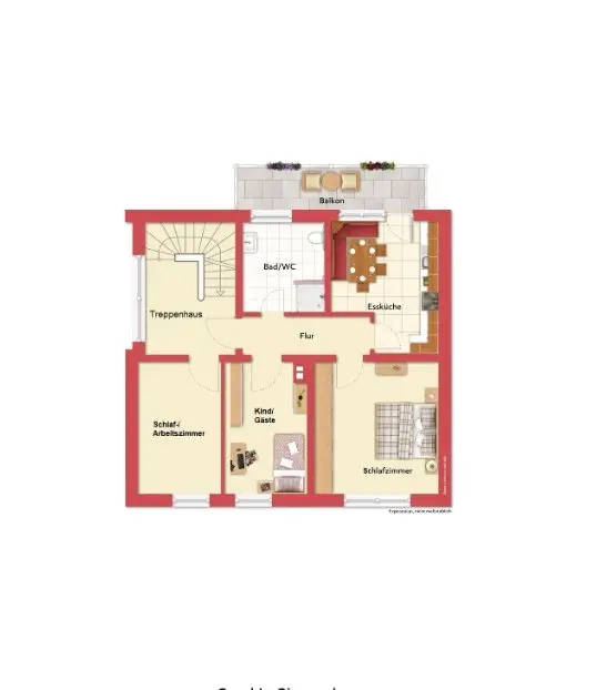 5 Zimmer Wohnung mit 121 m² in Borken – Bild 3