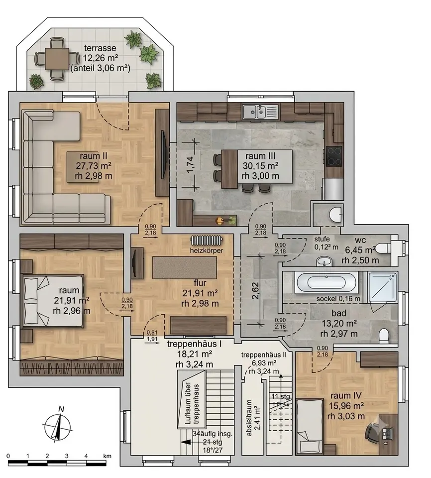 5 Zimmer Wohnung mit 160 m² in Oberhausen – Bild 10