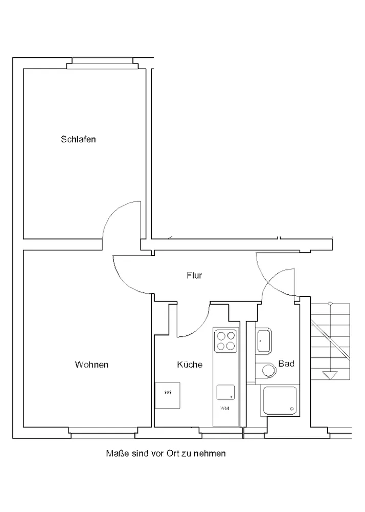 2 room apartment with 35 m² in Brunswick – Photo 2