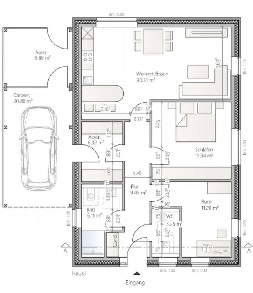 3 Zimmer Haus mit 90 m² in Meppen – Bild 4