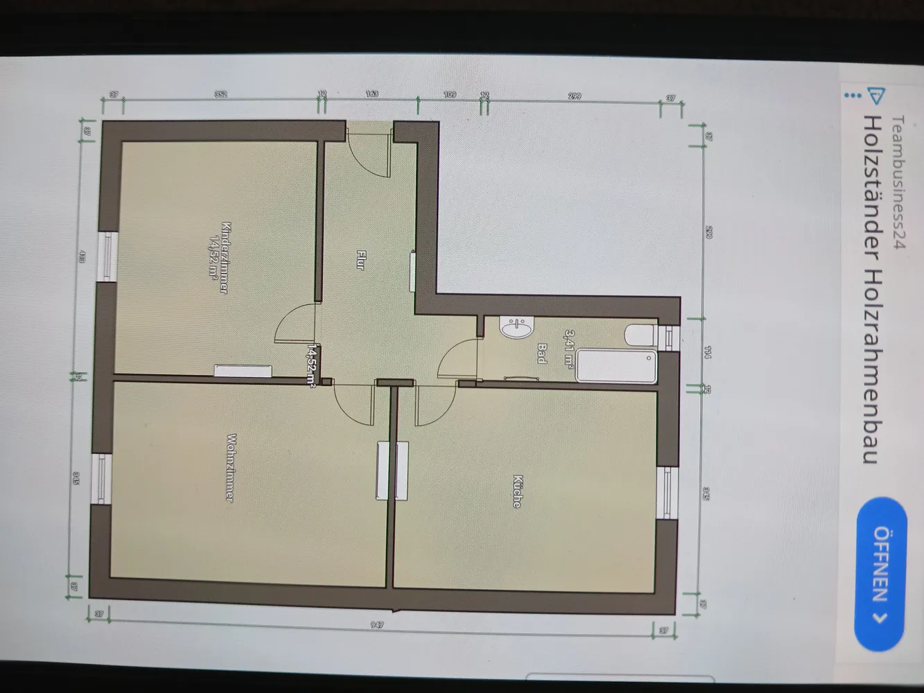 2 Zimmer Wohnung mit 64 m² in Herne – Bild 1