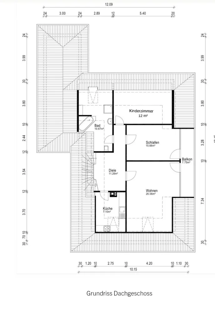 3 Zimmer Wohnung mit 84 m² in München – Bild 9