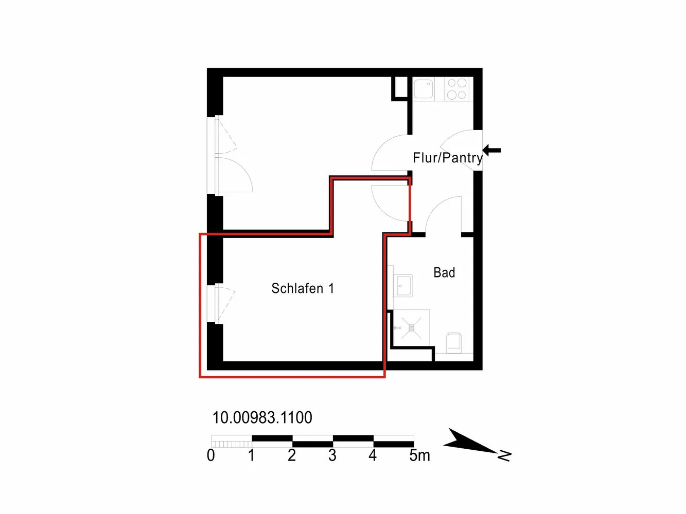 1 Zimmer Wohnung mit 20 m² in Berlin – Bild 3