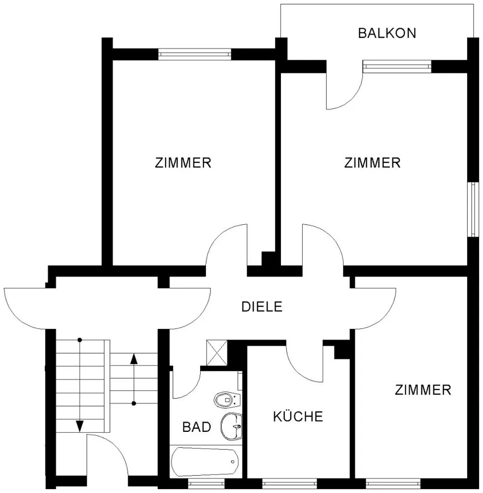3 room apartment with 61 m² in Bochum – Photo 3