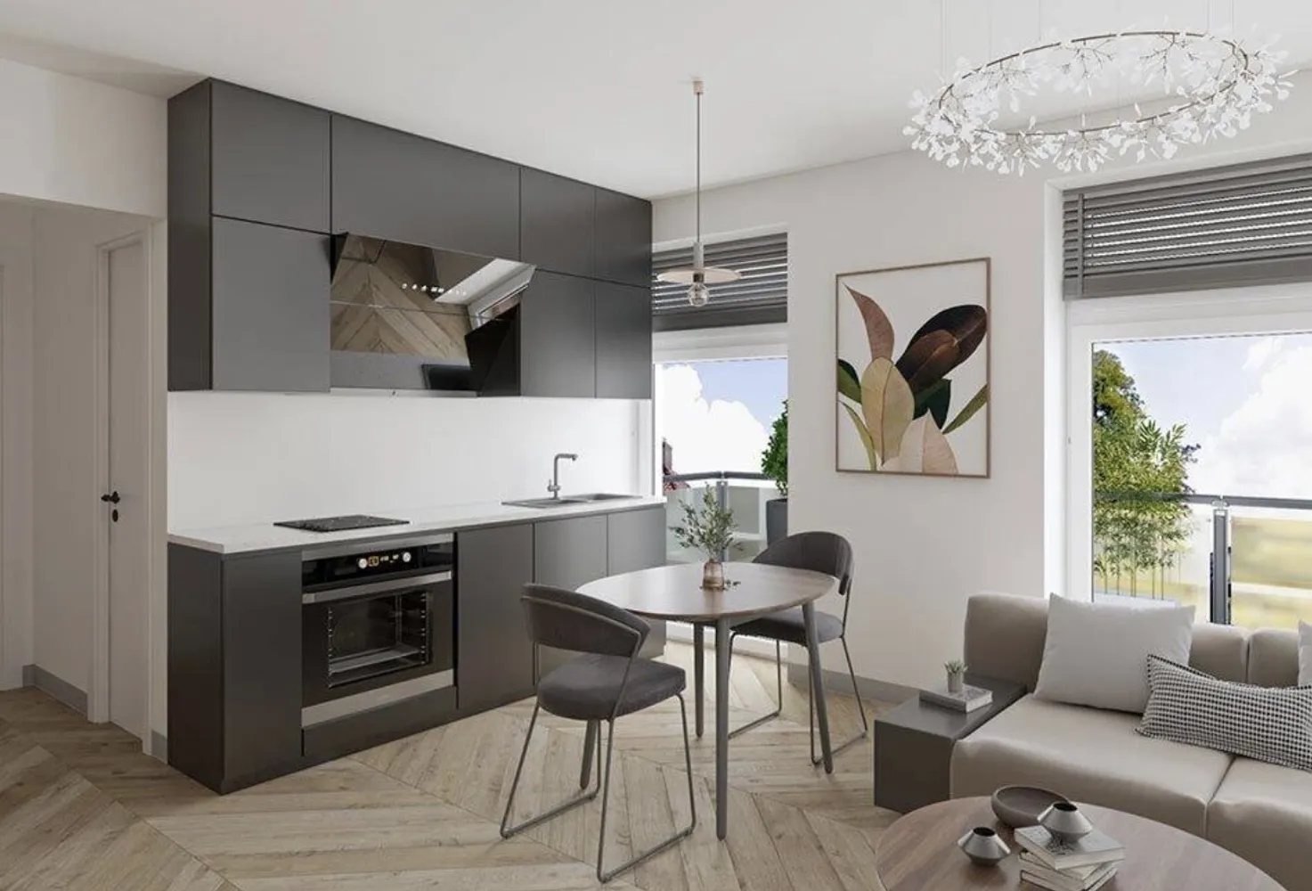 2 Zimmer Wohnung mit 60 m² in Düsseldorf – Bild 1